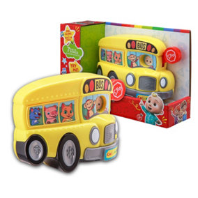 COCOMELON SCHOOL BUS WITH BUILT-IN SONGS AND SOUND EFFECTS