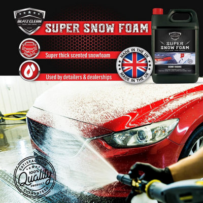 Coconut 5L Snow Foam & Snow Cannon (Karcher K2-K7) Car Shampoo Wash Detailing Valeting Kit For Cars Vans Super Thick Pre Wash