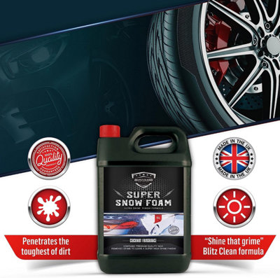 Car Washing Kit Shampoo Wax Snow Foam Wheel Cleaning Detailing