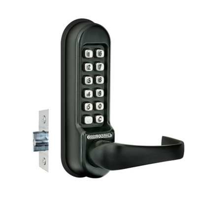 Codelocks CL510 Marine Grade Heavy Duty Lever Latch Digital Lock - Black