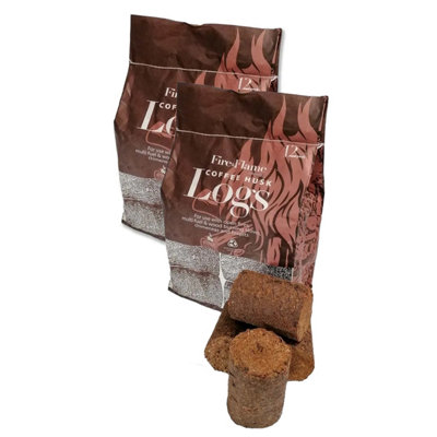 Coffee Husk Logs Eco 12 Pack x 2 Price Comparisons | Compare The Build