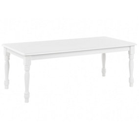 Coffee Table MDF Painted White KOKOMO