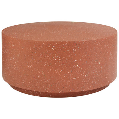 Coffee Table MgO Terrazzo Effect Light Red TREZZO