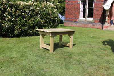 Coffee Table, Traditional Garden Wooden Furniture - L80 x W150 x H45 cm - Fully Assembled