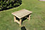 Coffee Table, Traditional Garden Wooden Furniture - L80 x W150 x H45 cm - Fully Assembled