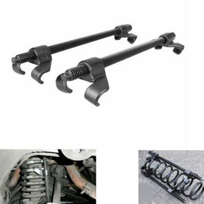 COIL SPRING COMPRESSOR HEAVY DUTY PAIR OF SUSPENSION CLAMPS 380MM TOOL ...
