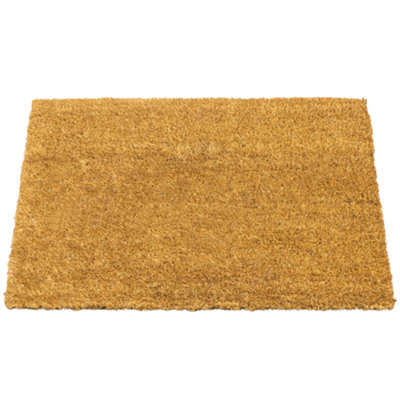 Coir Door Mat Heavy Duty Non-Slip - 1m x 0.5m - 17mm Thick Entrance Matting