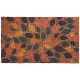 Coir Doormat Gainsborough  Leaves 45x75 cm