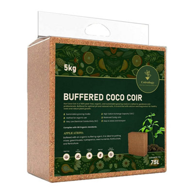 COIROLOGY Organic Coco Coir Compost Block