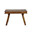 Colatina Solid Sheesham Wood Natural Two Tone 4 Seats Medium Dining Table
