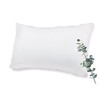 Cold & Flu Season Pillow Case - 100% Soft Polyester Standard Size Pillow Cover Infused with Natural Menthol Eucalyptus Oils