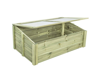 Cold Frame - Wood - L100 x W60 x H39 cm - Green - 4