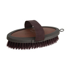 Coldstream Faux Leather Body Brush Brown/Black (18.3 x 9cm)
