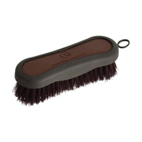 Coldstream Faux Leather Face Brush Brown/Black (12.8 x 4.3cm)