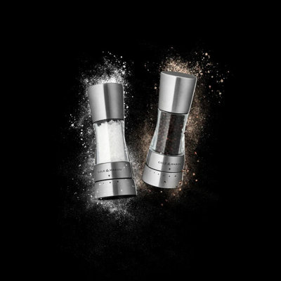 Cole & Mason Gourmet Precision+ Derwent Mini Salt & Pepper Mill Set at B&Q