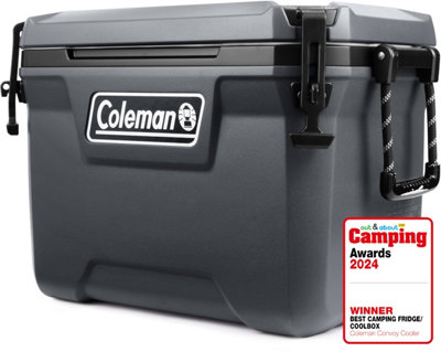 thumbnail image 2 of Coleman Convoy 55QT / 53L Cool Box For Camping, Caravans, Picnics – Grey With Rope Handles 2 of 5