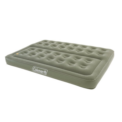 Matelas Gonflable Vintage Li-Lo Coton Double Motif Floral - Pour Camping Rétro
