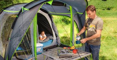 deryan 4p pop up tent Pop-Up 2000mm Water Column, 4-Person Thule 5002 Hier zur Auswahl des Gestänges:Ohne Gestänge Space Acacia XL Tent
