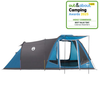 Coleman 2ルームテント Waterfall 5 Deluxe Coleman Waterfall 5 Deluxe | 5+ person tents | Varuste.net
