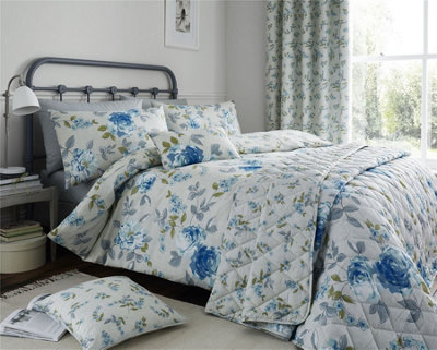 Colette 200 Thread Count Floral Duvet Cover Bedding Set