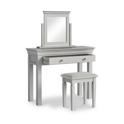 bjorn dressing table grey Colette Set with Swivel Mirror & Stool Bella Bridesmaids Exclusive