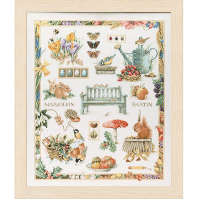 COLLAGE - Counted Cross Stitch Kit: Collage - Lanarte