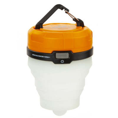 Collapsible Battery Powered Lantern Flickering Light Effect Camping Lamp