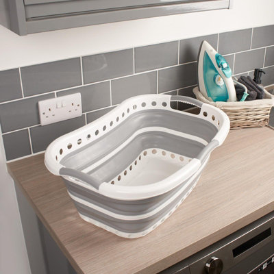 Collapsible Laundry Basket Folding Washing Clothes Storage Space Saving Large