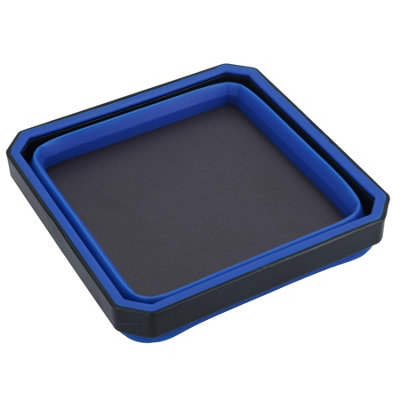 Collapsible Magnetic Parts Tray Dish Storage Bowl Holder Oil Resistant ...