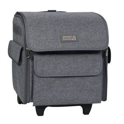 Collapsible Overlocker Machine Tote Grey - Everything Mary - EVM12810-1