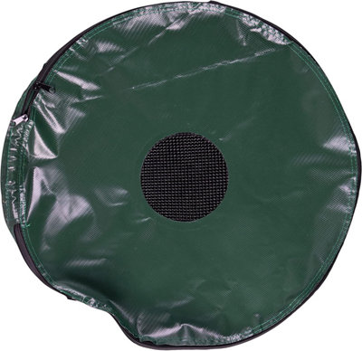 Collapsible Rain Barrel - 50 Gallon Eco Friendly Foldable Water Butt with Overflow Pipe, Leaf Guard, Tap & Valve - H68cm x 58cm
