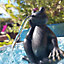 Collectible Fountain Head - Fribett the Frog - W6 x H10 cm - Black/Speckled Gold