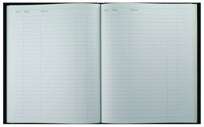 Collins 40 Visitors Book Assorted Colours
