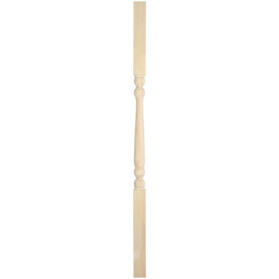 Colonial Stair Spindle 41mm Pine 900mm Pack of 10 Turned Stair Balusters