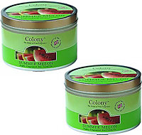 Colony 2PC Summer Melon Highly Fragranced Wax Filled Tins