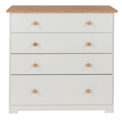 Colorado 4 drawer chest, soft white