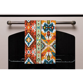 Colorful pattern in tribal style (Kitchen Towel) / Default Title