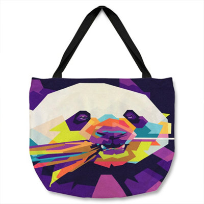 Colorful pop art of Panda Designer Tote bat Designer Style