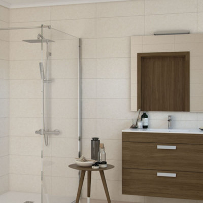 Colosseum 600 x 250 mm Limestone Effect Ceramic Tile Price Comparisons | Compare The Build