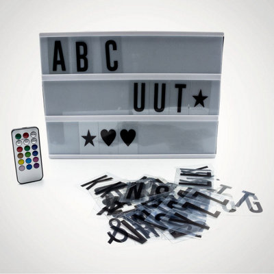 Colour Change Cinema Light Box With Remote Control - 3
