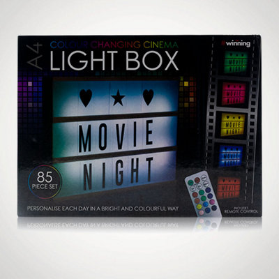 Colour Change Cinema Light Box With Remote Control - 4