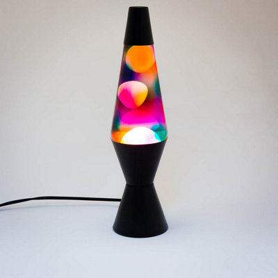 Colour Changing Graffiti Patterned Lava Lamp