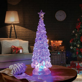 Colour Changing LED Swirl Christmas Tree