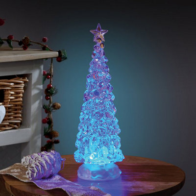 Colour changing deals christmas tree lights