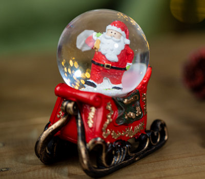 Colour Changing Snowglobe - Santa Standing