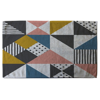 Coloured Geometric Pattern (Bath Towel) / Default Title