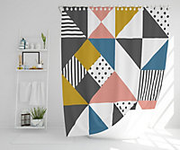 Coloured Geometric Pattern (Shower Curtain) / Default Title