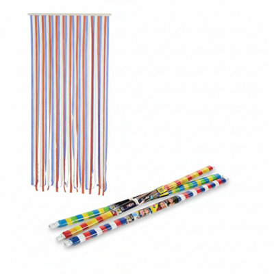 Coloured PVC Strip Door Curtain Fly Insect Screen Indoor Blind 90cm x ...