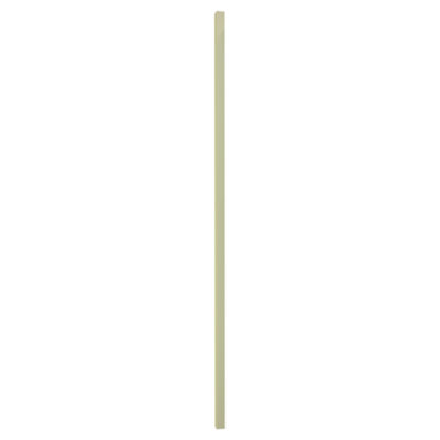 ColourFence Standard Square Post for Change In Direction or Free Standing ColourFence Fencing - 2.4m/7.9ft High in Cream.