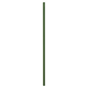 ColourFence Standard Square Post for Change In Direction or Free Standing ColourFence Fencing - 2.4m/7.9ft High in Green.